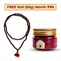 Lal Chandan Shakti Mala + Free Roli