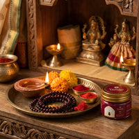 Lal Chandan Shakti Mala + Free Roli