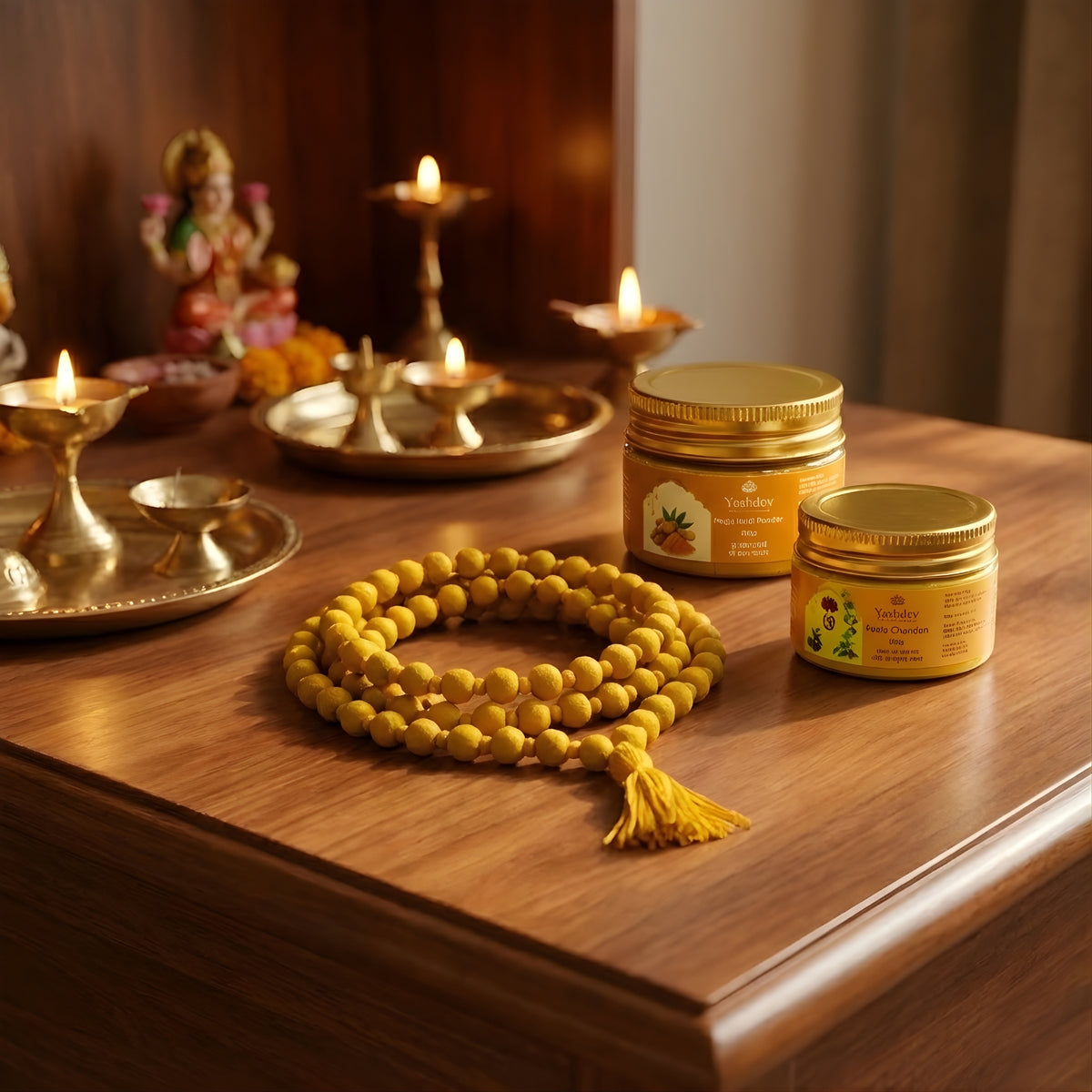 Haldi Siddhi Mala + Free Haldi Powder + Peela Chandan