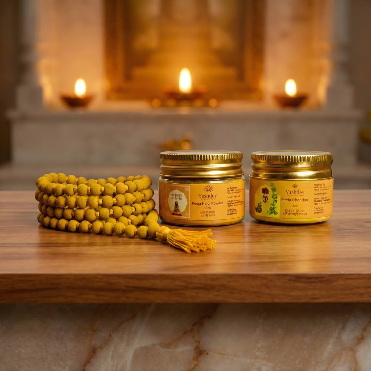 Haldi Siddhi Mala + Free Haldi Powder + Peela Chandan
